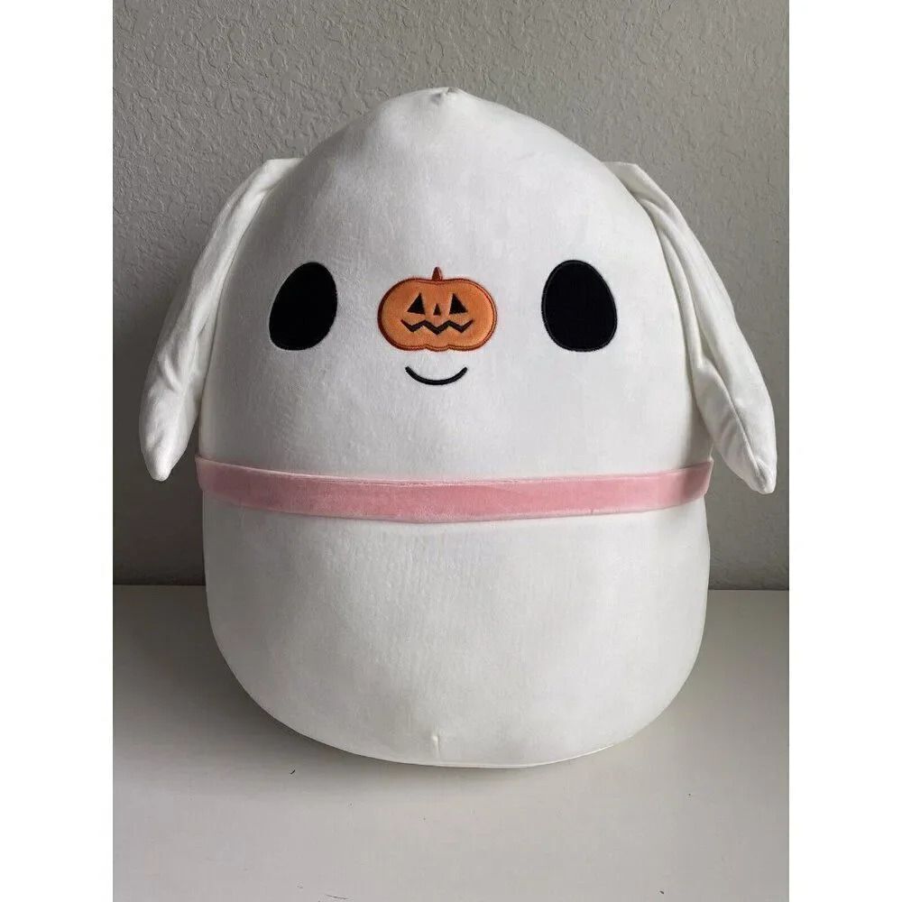 Disney Squishmallows 20" JUMBO Zero Ghost Dog The Nightmare Before Christmas NEW